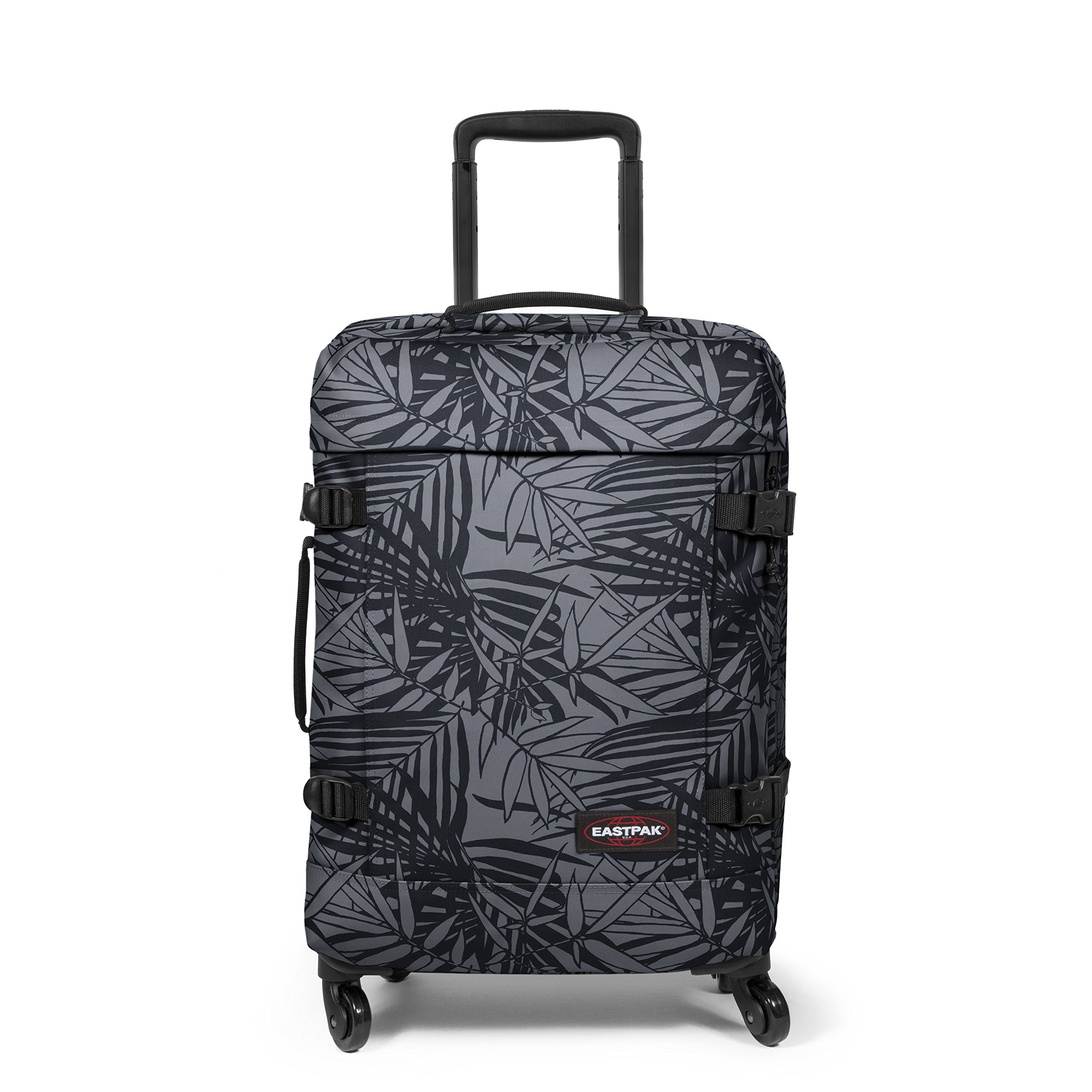 eastpak-trans4-s-koffer-54-cm-handgep-ck-trolley-44-l-leaves-black-vier-rollen image 1