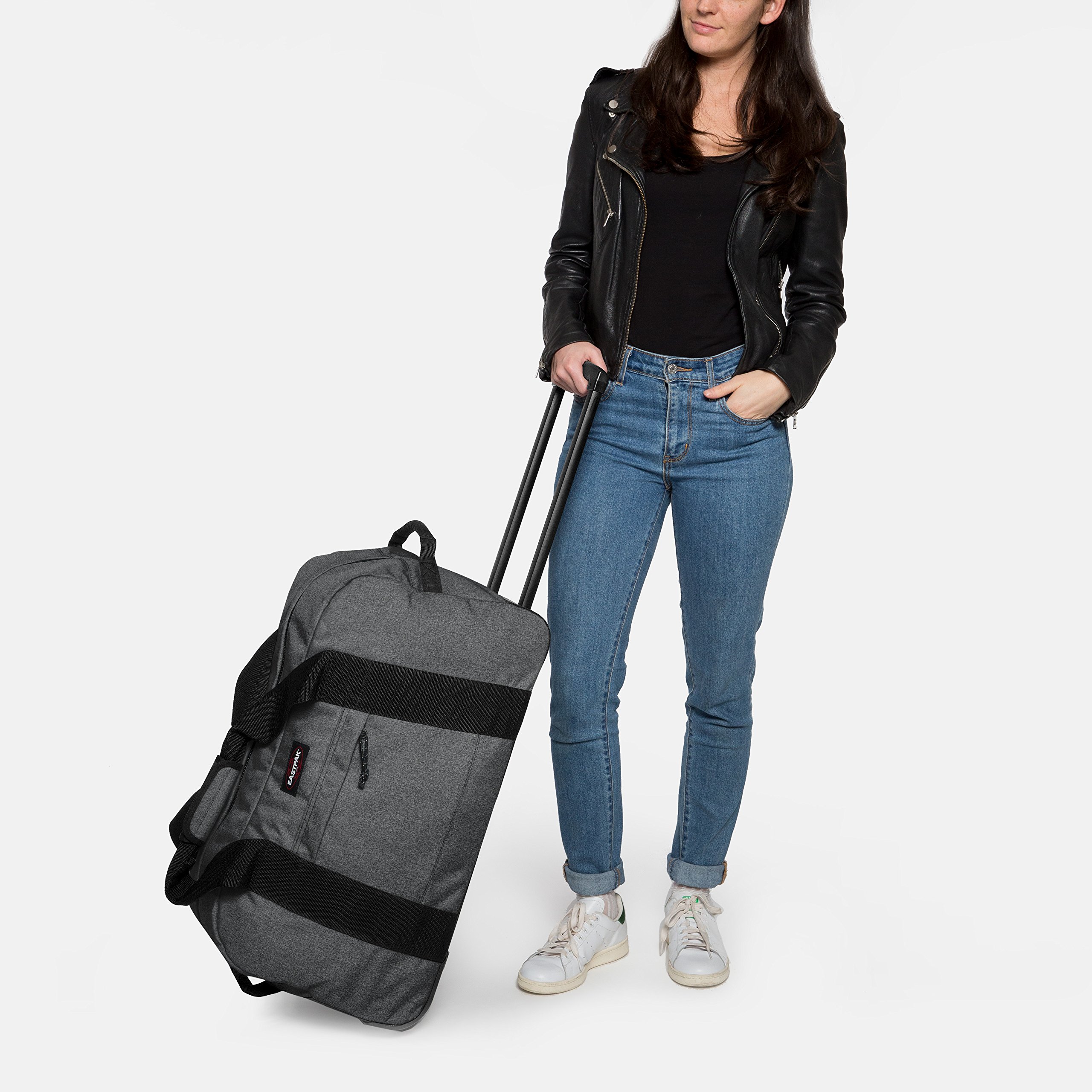 eastpak-container-reisetasche-65-cm-77-l-black-denim-gepolsterter-griff-ek44077h image 2