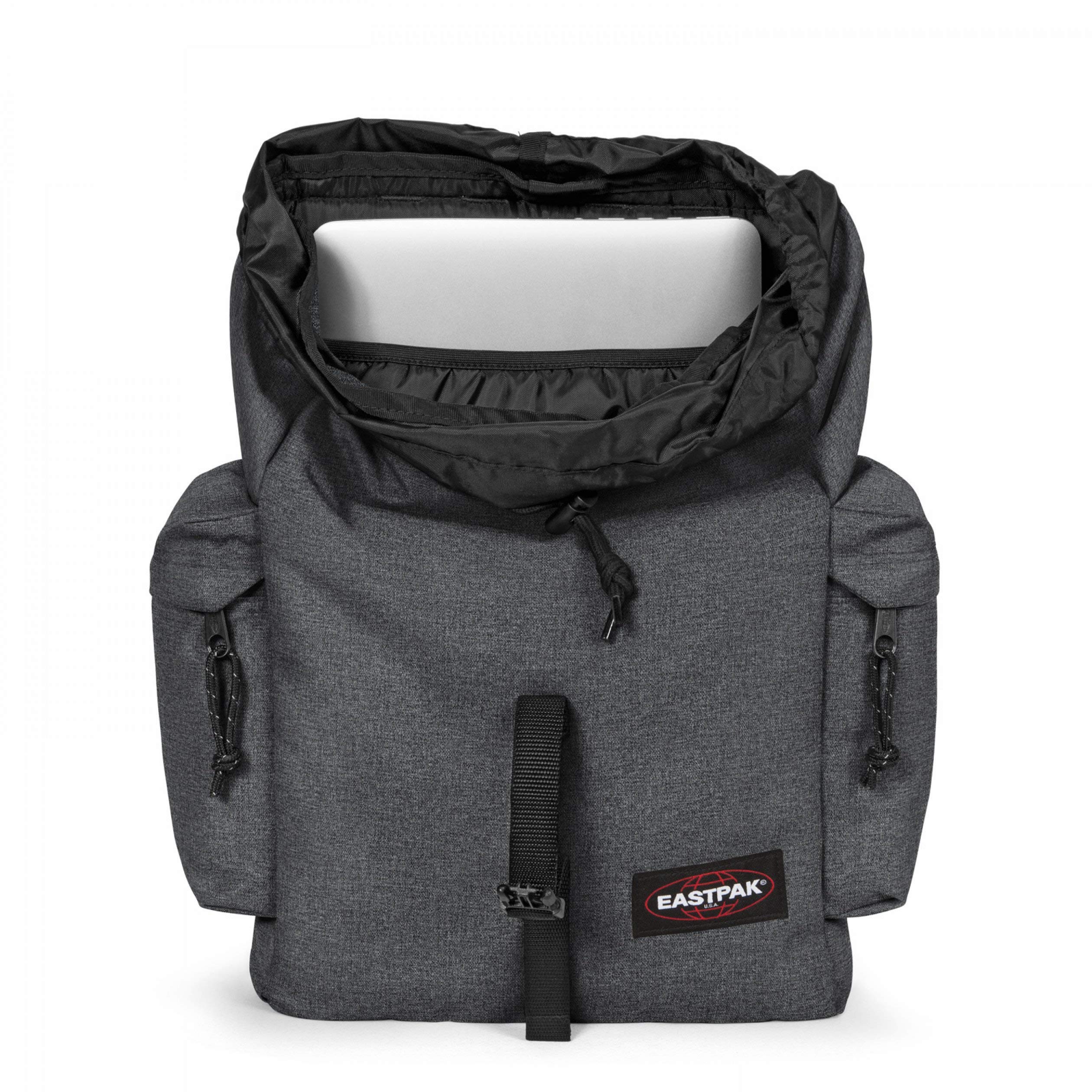 eastpak-austin-rucksack-42-cm-18-l-black-denim-seil-und-schnallenverschluss image 3